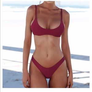 Brazilian Bikini Cranberry